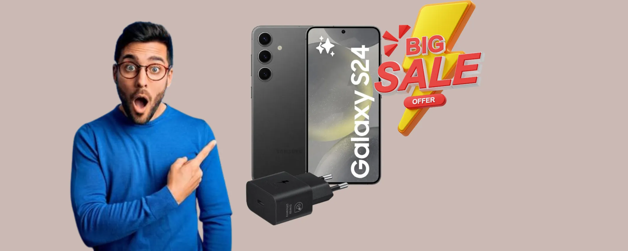 Samsung Galaxy S24: con la maxi promo Amazon risparmi quasi 300€