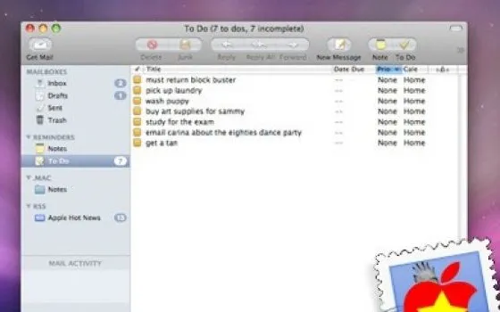 La ricevuta di ritorno su Apple Mail