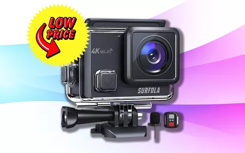 SOLO 40€ per Action Cam 4K perfetta per video ANCHE IN AUTO: scoprila oggi