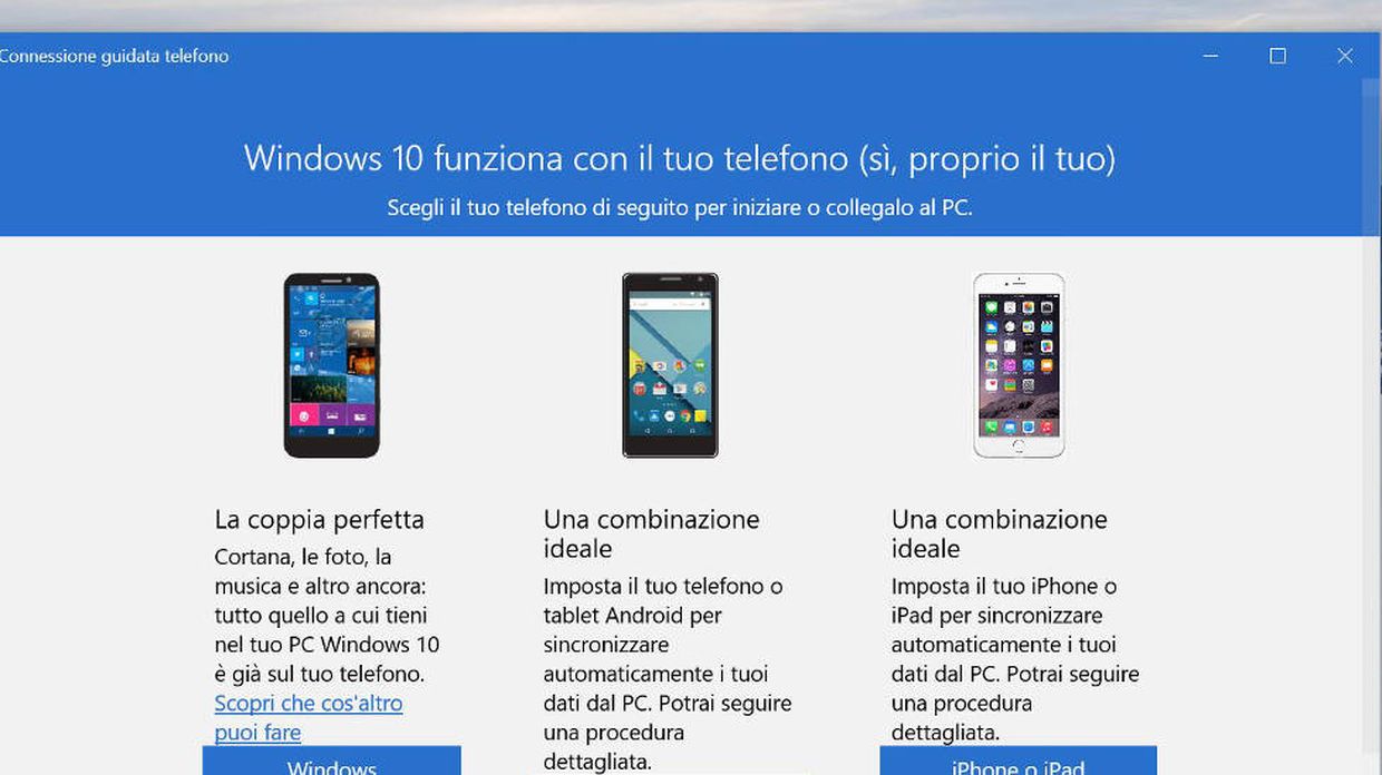 your phone companion windows 10 iphone