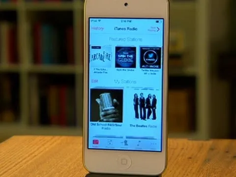 iTunes Radio now playing on iOS 7