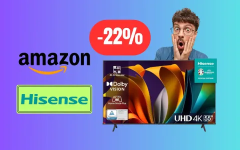 Su Amazon c'è una smart TV Hisense da 55