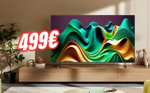 TV Hisense da 55 pollici, 4K e Alexa integrato: oggi a meno di 500€