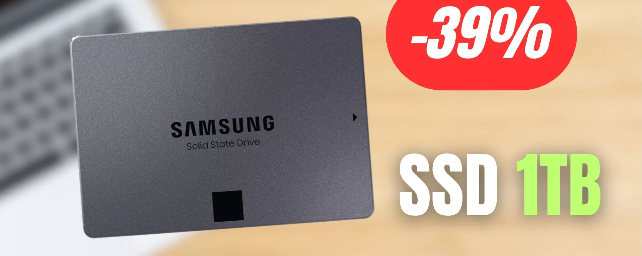 SSD Samsung da 1TB ad un PREZZO REGALATO con la promo Amazon