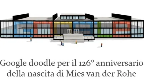 Mies van der Rohe celebrato con un Google doodle