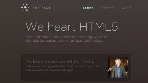 Apple compra Particle, società esperta in HTML5