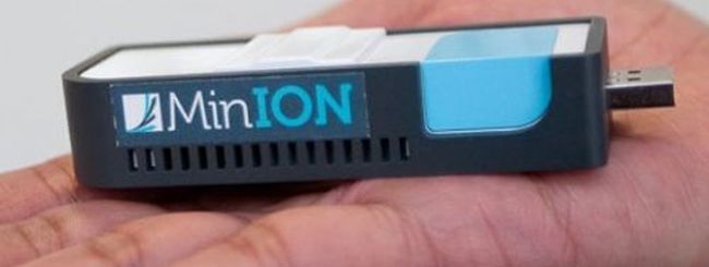 MinION DNA Sequencer: il DNA in una chiavetta USB