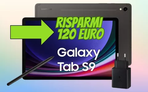 Samsung Galaxy Tab S9, finalmente arriva lo sconto Amazon! MENO 120 euro!