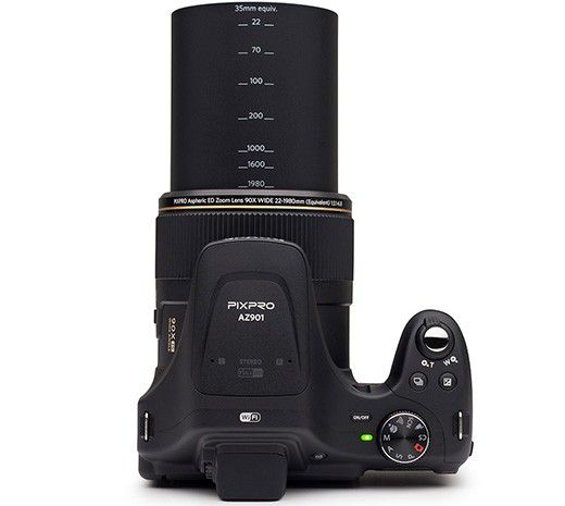 La fotocamera Kodak Pixpro AZ901 Astro Zoom arriva a uno zoom ottico 90x