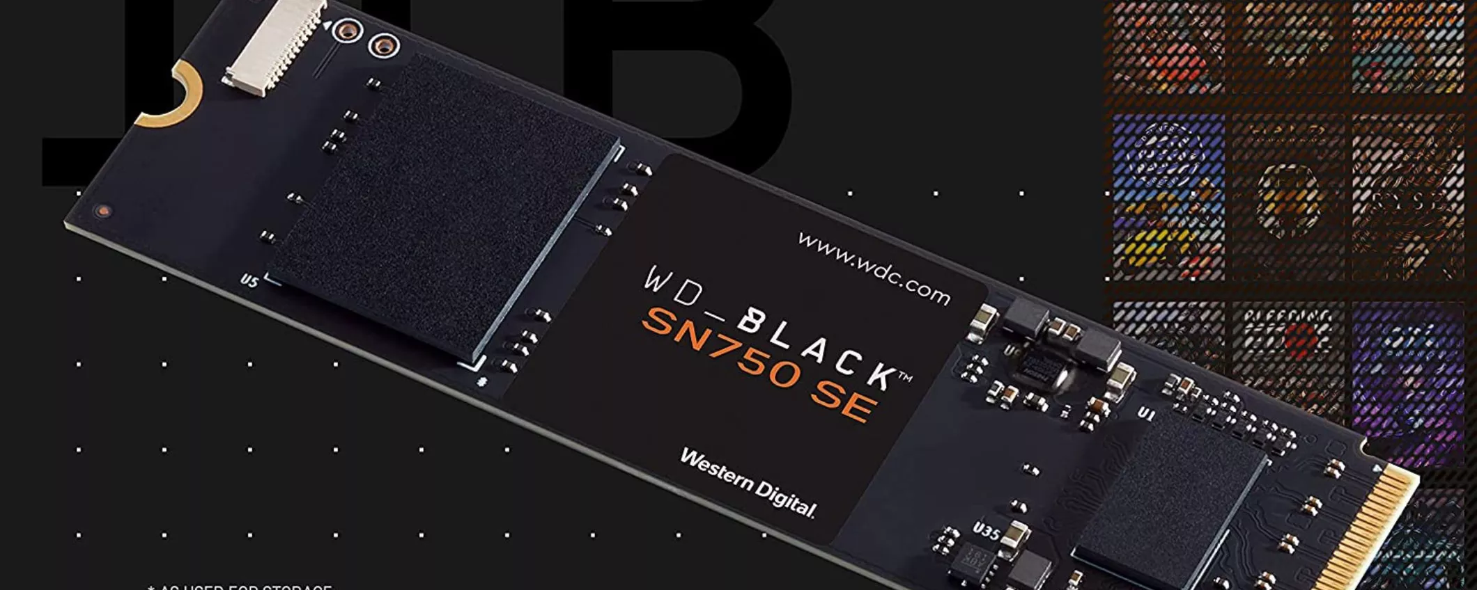SSD NVME WD_BLACK SN750 SE da 1 TB ora in promo speciale su Amazon