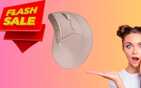 Offerta lampo: Mouse ergonomico verticale a soli 17€, ancora per pochissime ore