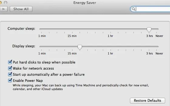 OSX Mavericks porterà Power Nap sugli iMac