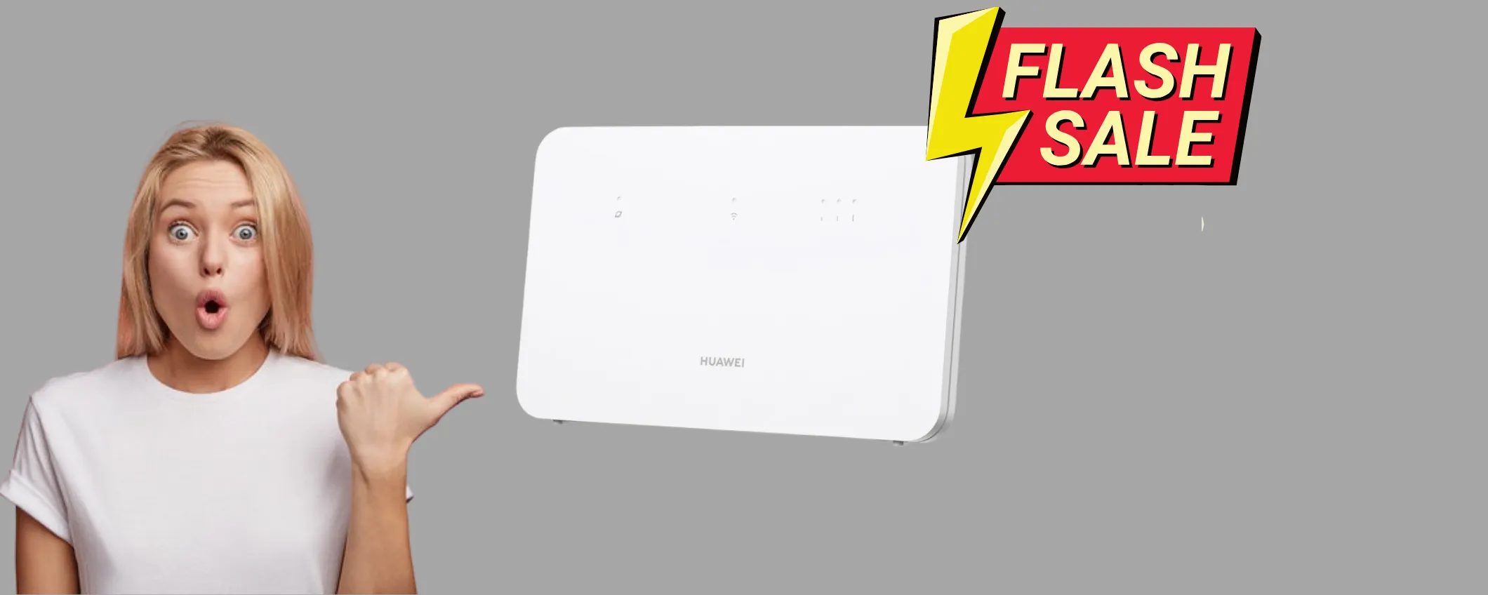 Connessione stabile e velocissima con il Router Huawei 4G a mini prezzo (-36%)