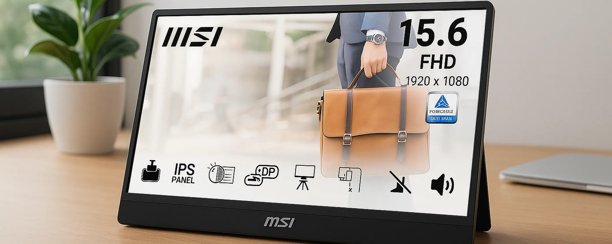 MSI PRO MP161 E2U a 89 euro: il monitor portatile che semplifica il lavoro ovunque