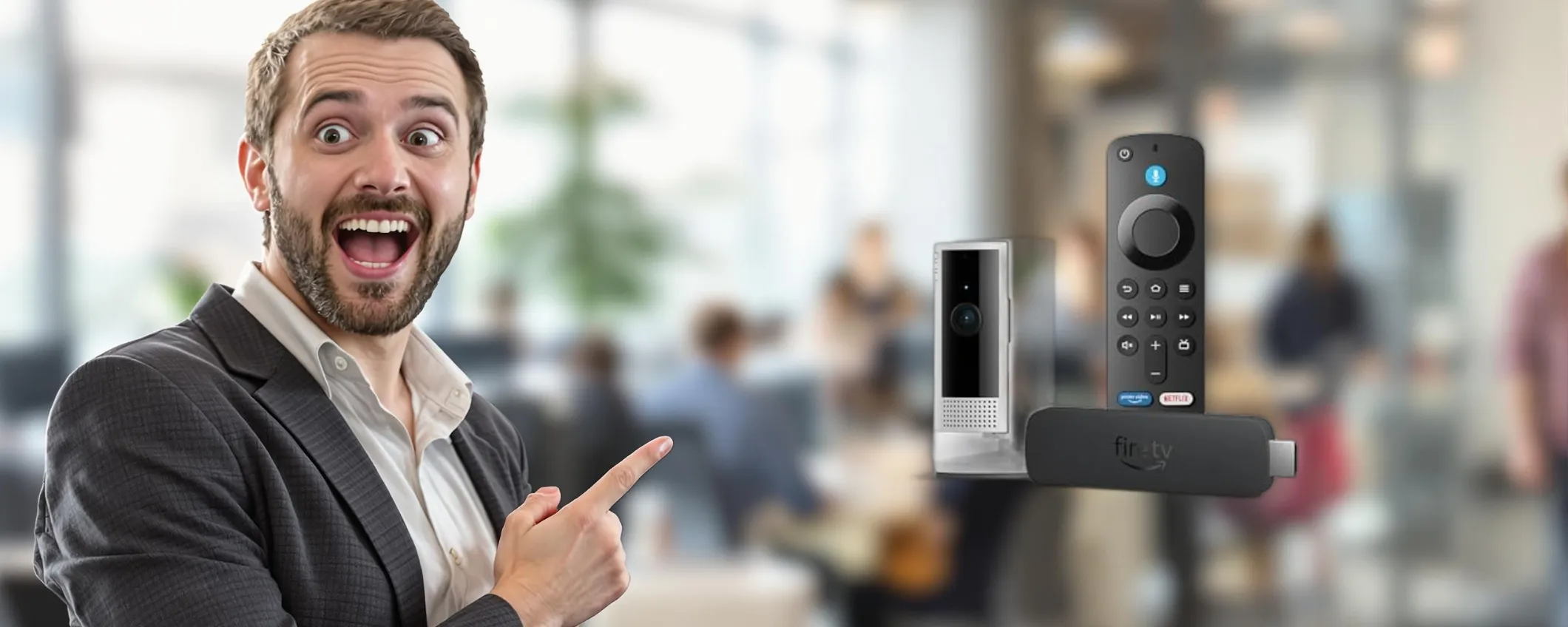 Follia Amazon: Fire TV Stick 4K e videocamera Ring a metà prezzo