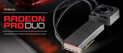 AMD Radeon Pro Duo arriva sul mercato