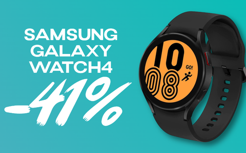 Samsung Galaxy Watch4 44mm: SCONTO WOW del 41%