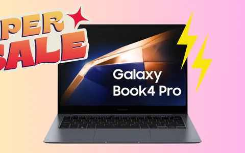 Samsung Galaxy Book4 Pro a 800€ in meno: offerta schock su Amazon (-42%)