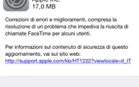 iOS 7.0.4 disponibile per iPhone, iPad e iPod touch