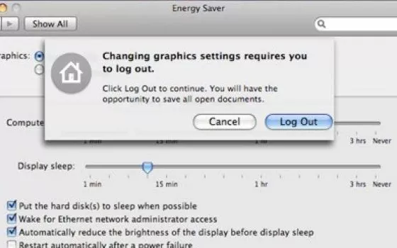 La strana gestione della grafica sul MacBook Pro