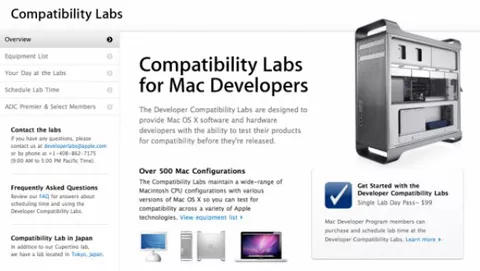 Cupertino, Tokyo: Apple lancia i Developer Compatibility Labs