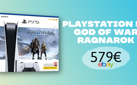 PlayStation 5 con GoW Ragnarok ad un nuovo FAVOLOSO minimo storico