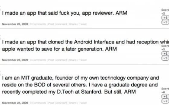 Apple Rejected Me: gli sviluppatori condividono le esperienze di App Store