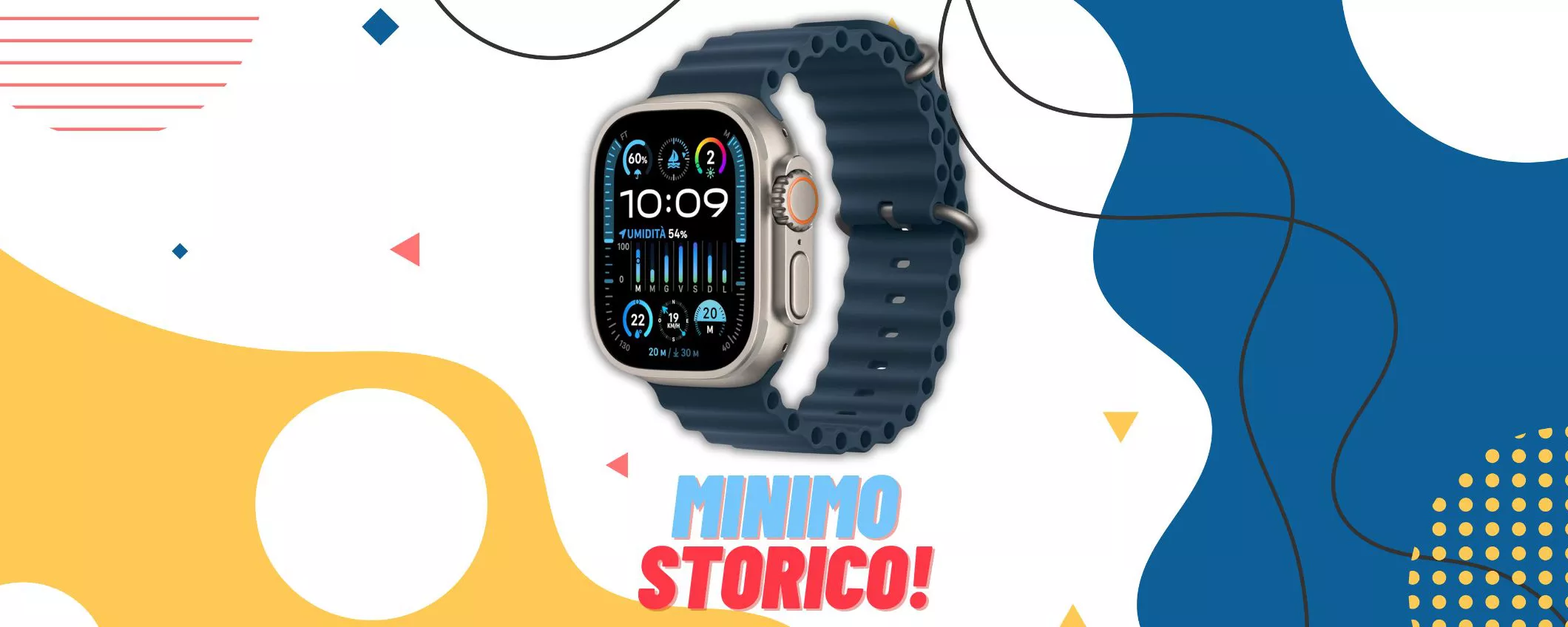 Apple Watch Ultra 2 al MINIMO STORICO su Amazon: solo 829,00€ (9%)