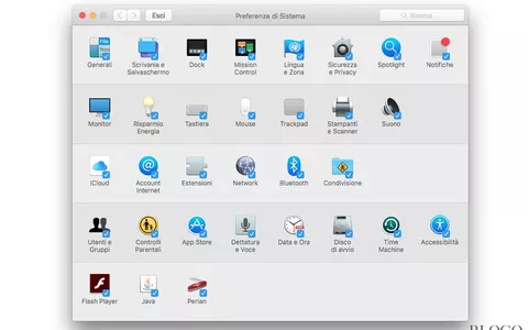 OS X, nascondere o eliminare i pannelli delle Preferenze di Sistema