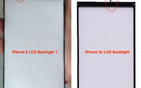 iPhone 6 trapelati i pannelli d'illuminazione del display