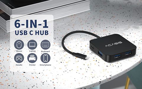 Hub USB-C 6-IN-1: ecco la docking station definitiva