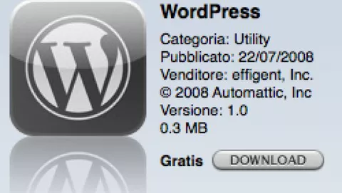 Rilasciato WordPress per iPhone