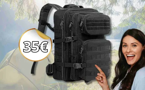 Zaino tattico militare: perfetto per il campeggio a soli 35€ su Amazon
