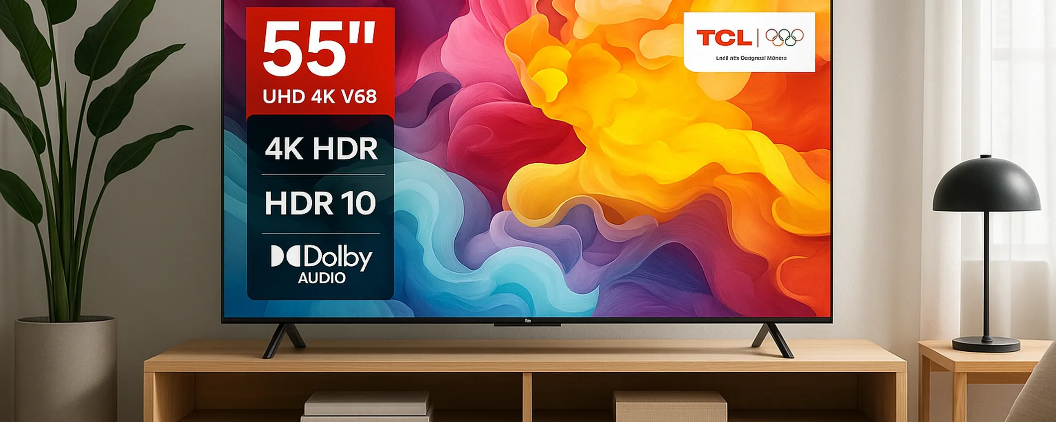 La smart TV dei tuoi sogni è qui: TCL 55V6B è in sconto su Amazon per poche ore