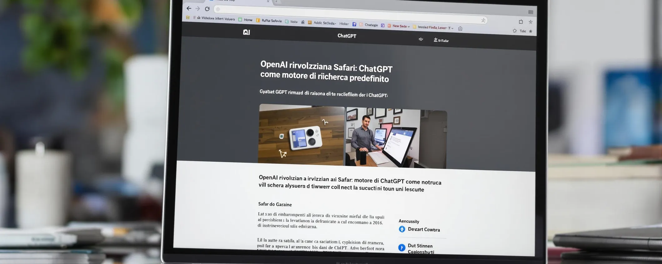 OpenAI trasforma Safari: ChatGPT come motore di ricerca predefinito