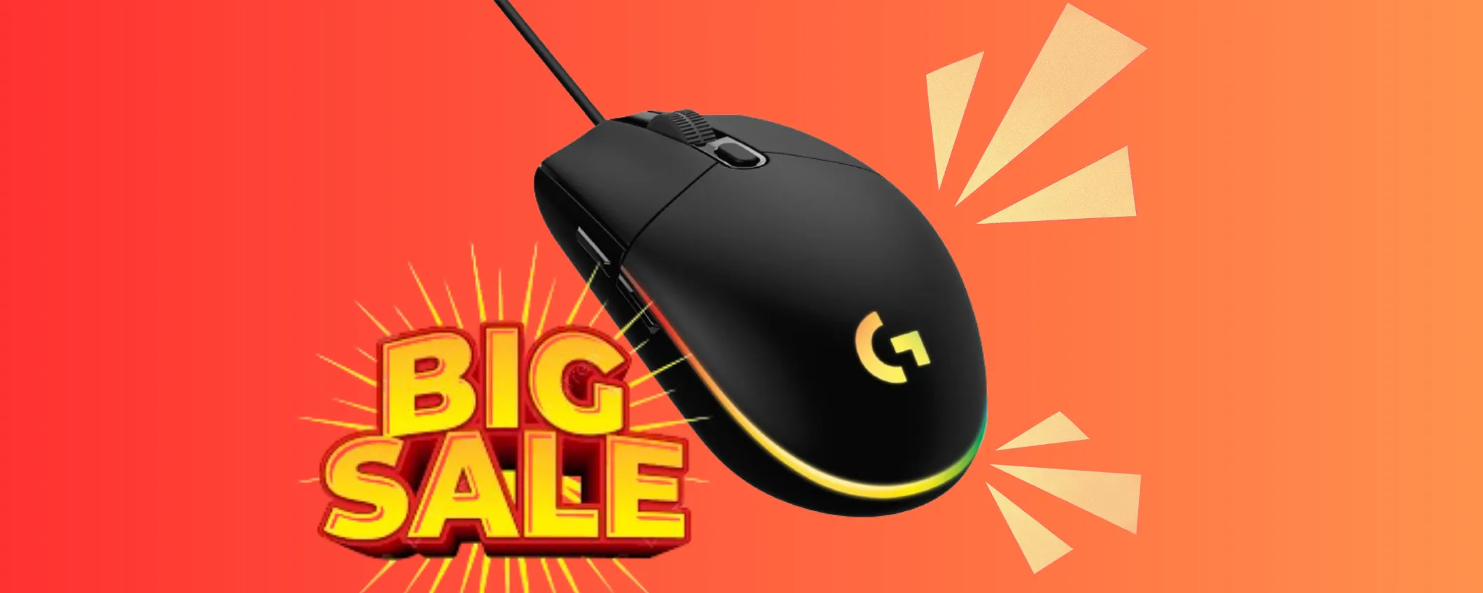 Oggi il Mouse da gaming Logitech lo paghi quasi la metà: sconto folle del -47%
