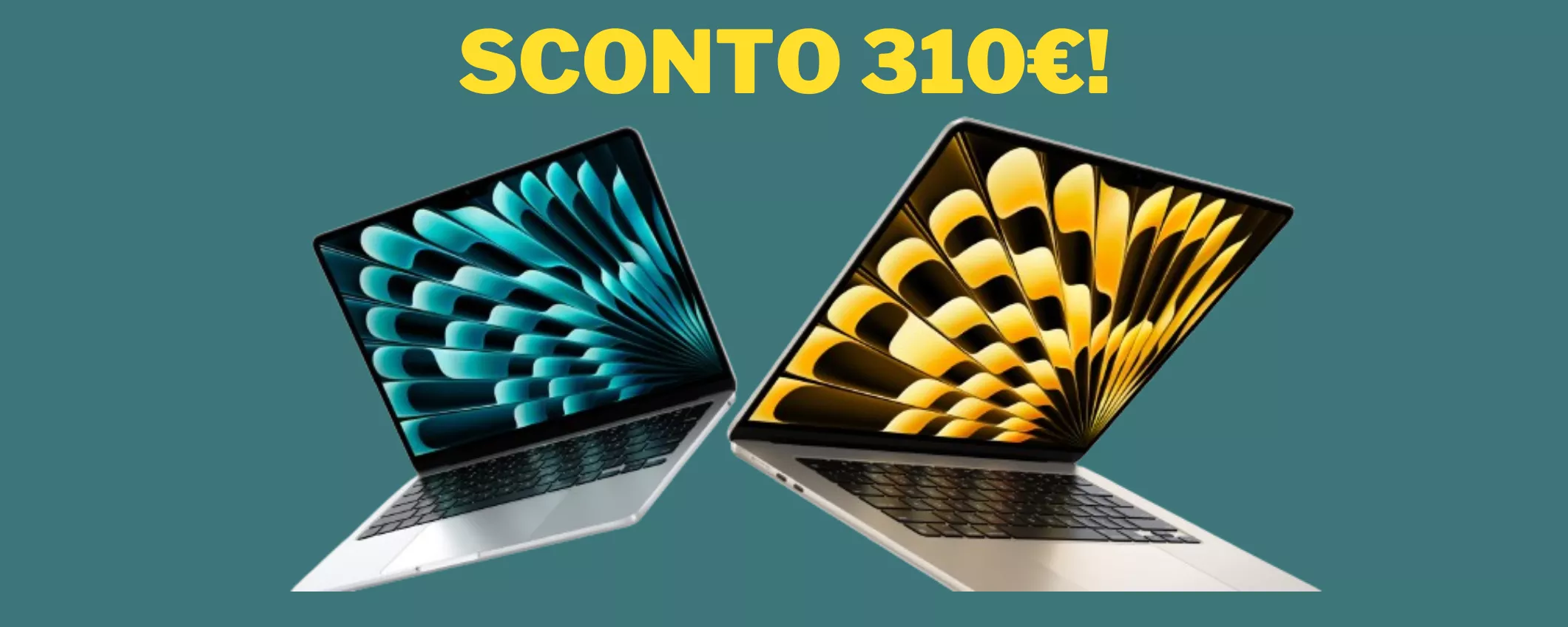 Apple MacBook Air con chip M3: oggi il super sconto di Amazon supera i 300€