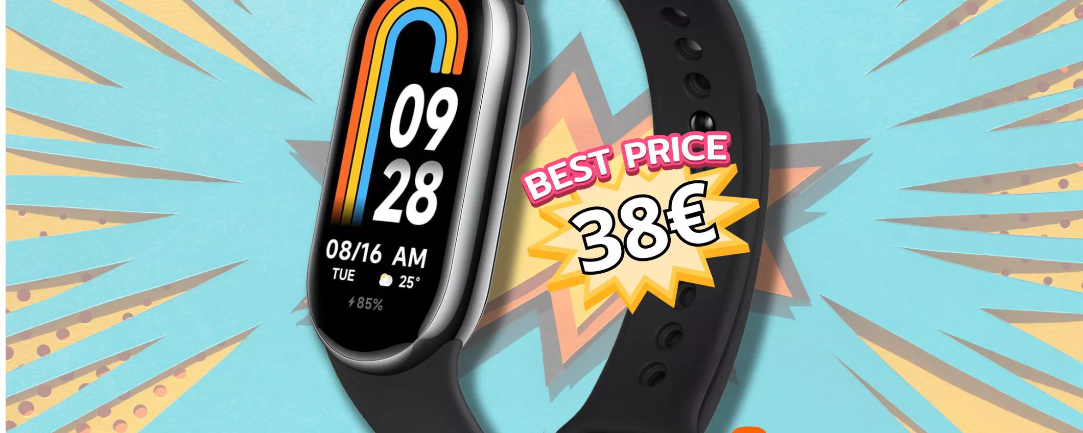 PREZZO MICROSCOPICO per XIAOMI Mi Smart Band 8: scoprilo a 38€!