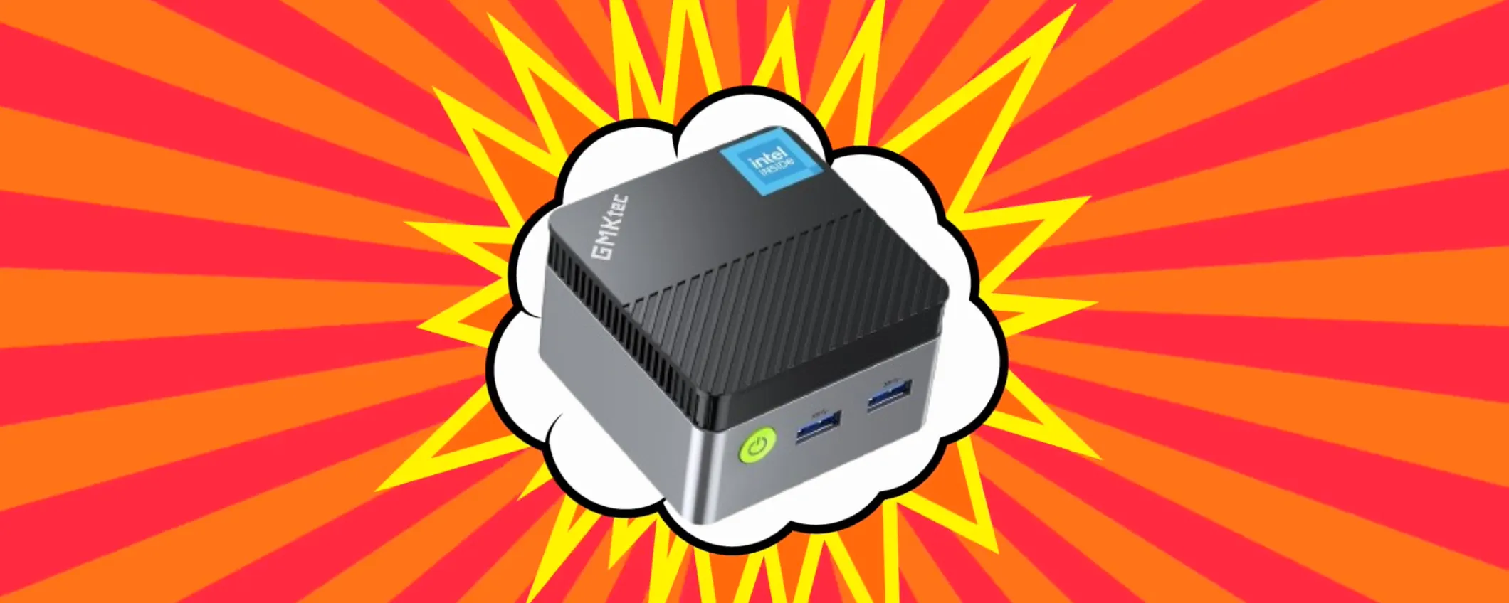 Il mini PC tra i più piccoli e potenti sul mercato scontatissimo al -37%