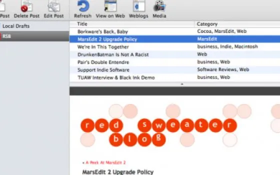 MarsEdit si aggiorna alla versione 3 e annuncia un porting su iPad
