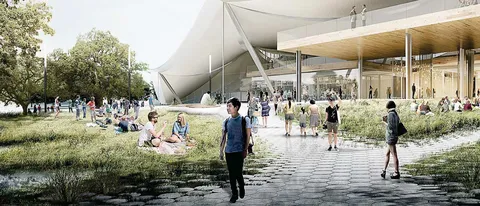 Render per il nuovo campus Google di Mountain View
