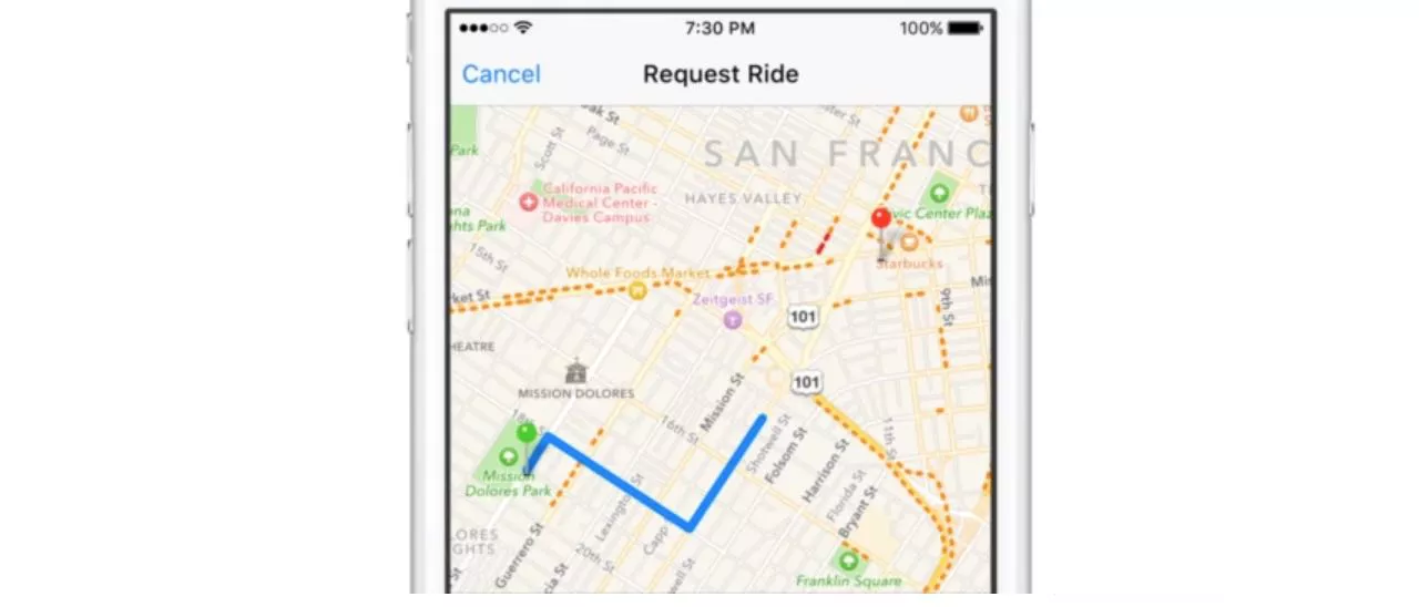 Facebook Messenger prenota una corsa con Uber