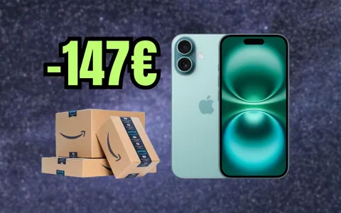 iPhone 16: CROLLA di 147€ il prezzo su Amazon, super offerta
