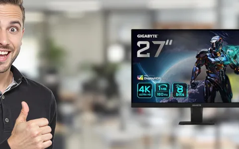 Monitor 4K con FreeSync e HDR: Gigabyte GS27U in offerta a 284€
