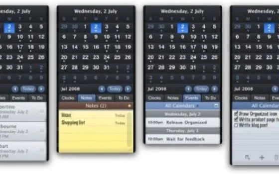 Organized: gestire gli impegni tramite dashboard