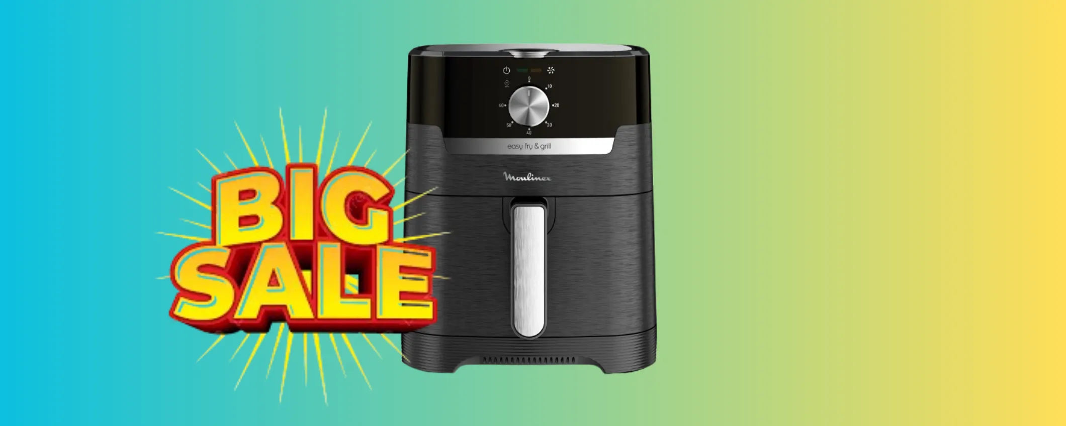 Friggitrice ad Aria Moulinex a meno di 80€: offerta a tempo limitatissimo