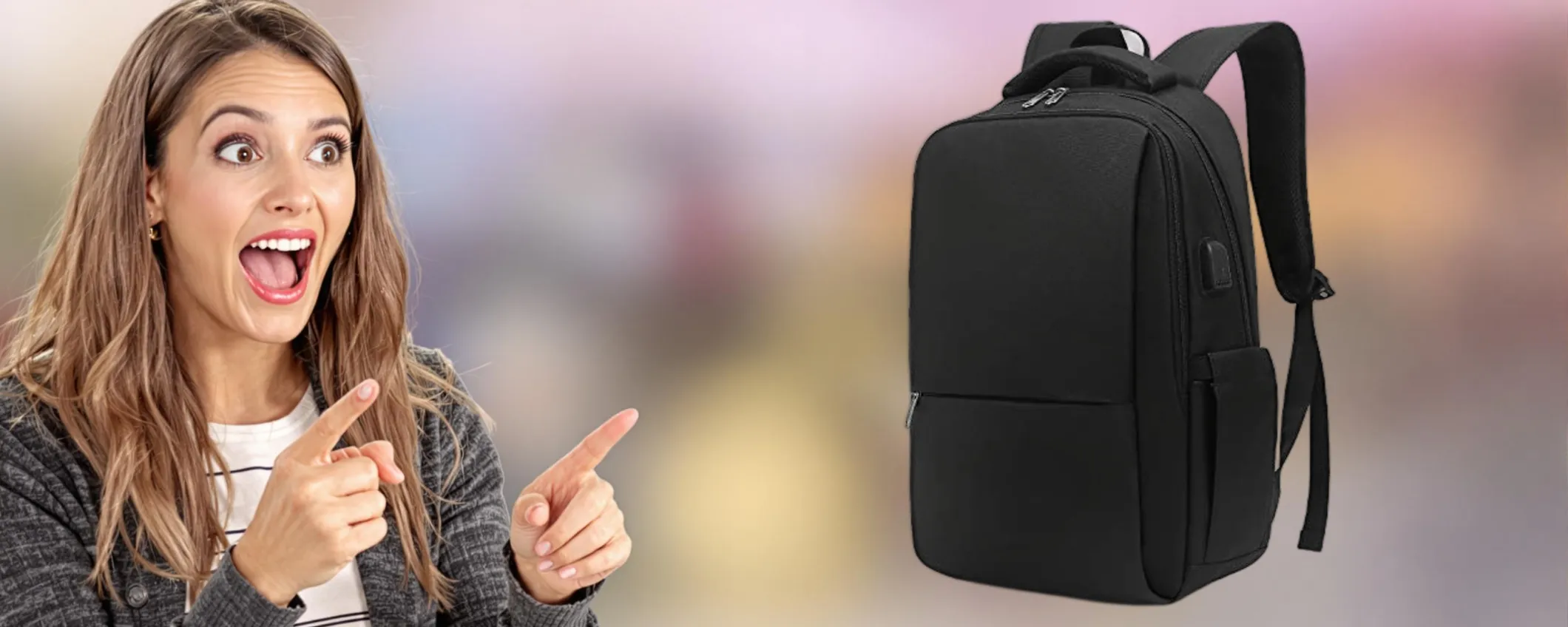 Solo 22€ per lo Zaino antifurto per PC: oggi risparmi il 45% su Amazon