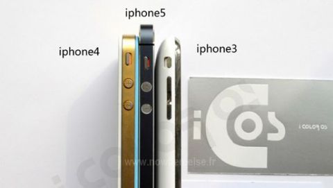 Nuovo iPhone 5 a confronto con le precedenti generazioni