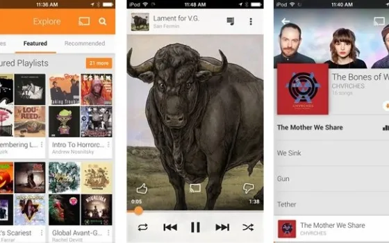 Google Play Music arriva su iOS, ma non si può comprare musica