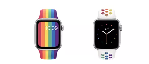 Apple lancia 2 nuovi cinturini Pride per Apple Watch